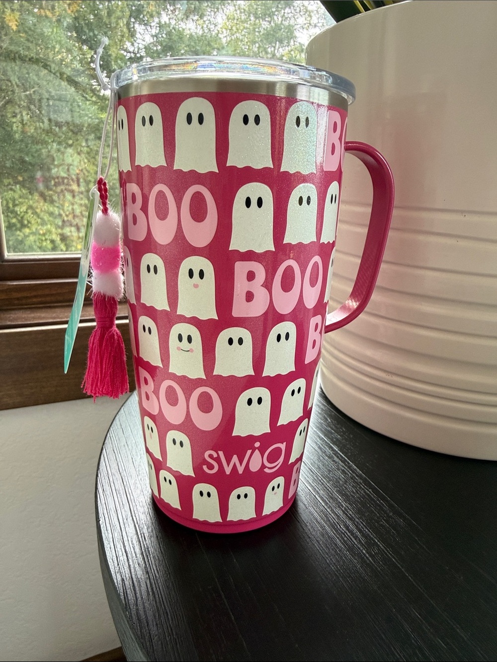 Swig Insulated Stainless Steel travel mug in Faboolous